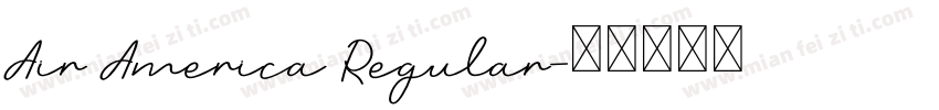 Air America Regular字体转换